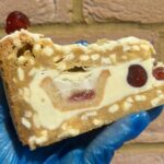 Cherry Bakewell Cookie Pie Slice